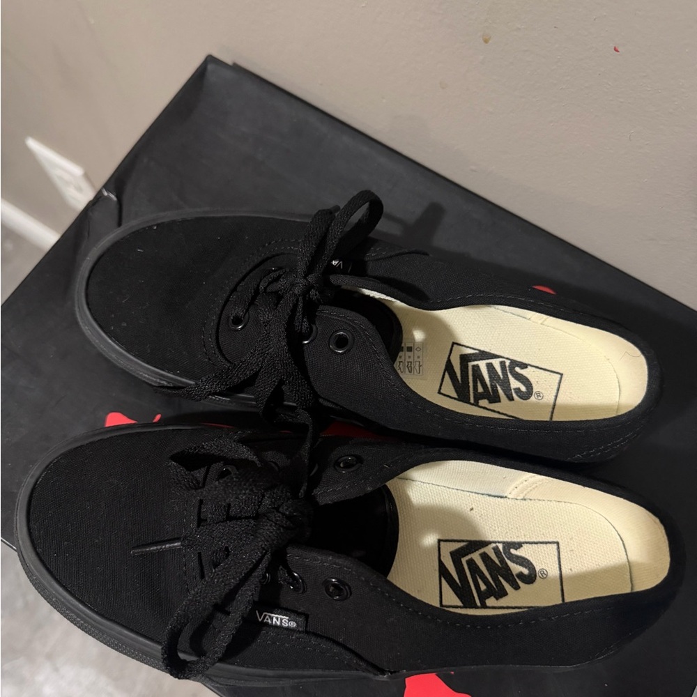 Vans Black Low-Top Sneakers